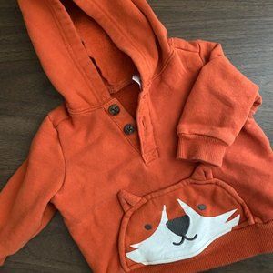 -5 for $25-Carters Fox Hoodie 9mo